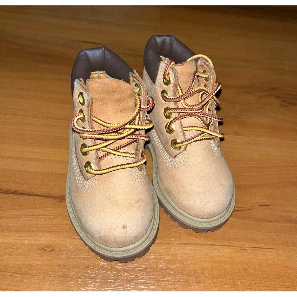 Baby Timberland Construction Butter Lace Up Boots
